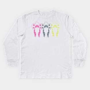 TripleBoosh Neon Tribute - Eye Voodoo Kids Long Sleeve T-Shirt